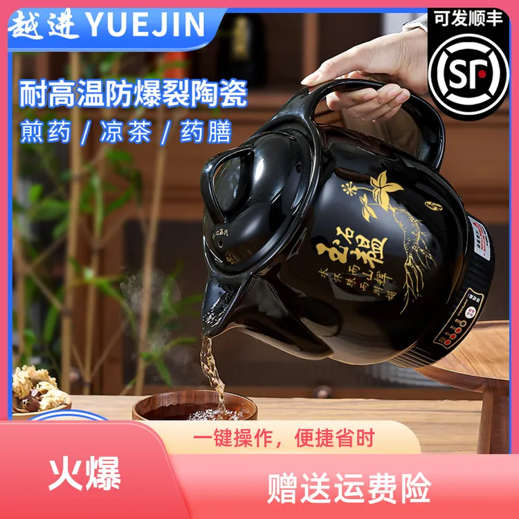 中药煎药壶熬中药专用锅家用煎药电砂锅中药煲炖煮药罐中医电煎壶