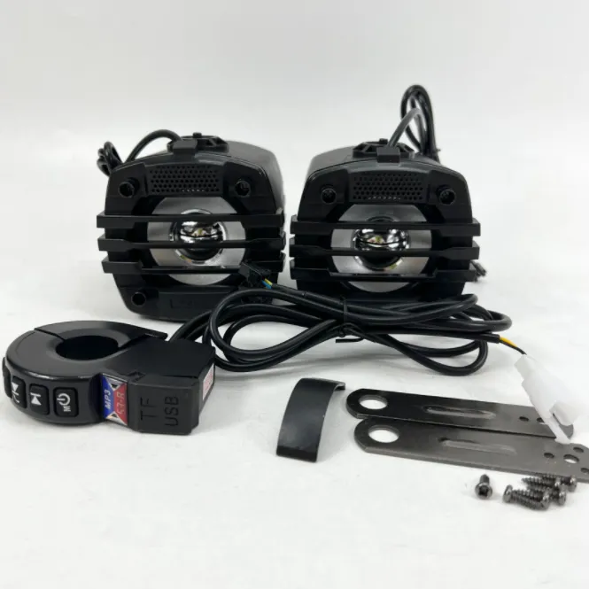 电动车音响摩托车车载蓝牙音响踏板车两轮车低音炮12-80V通用