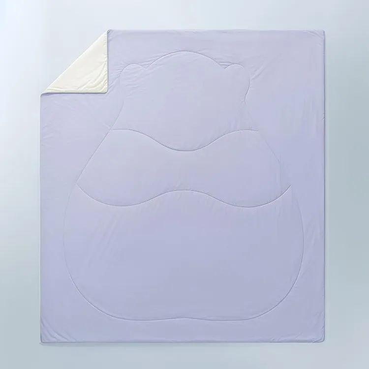 CCCHI凉满夏被可水洗空调被熊猫绗缝设计