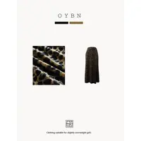 OYBN欧阳贝妮【暖秋私语】微胖大码复古豹纹丝绒半身裙 1131