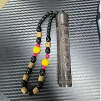 气流激活吹一吹充电檀木火折子点烟器防风又复古