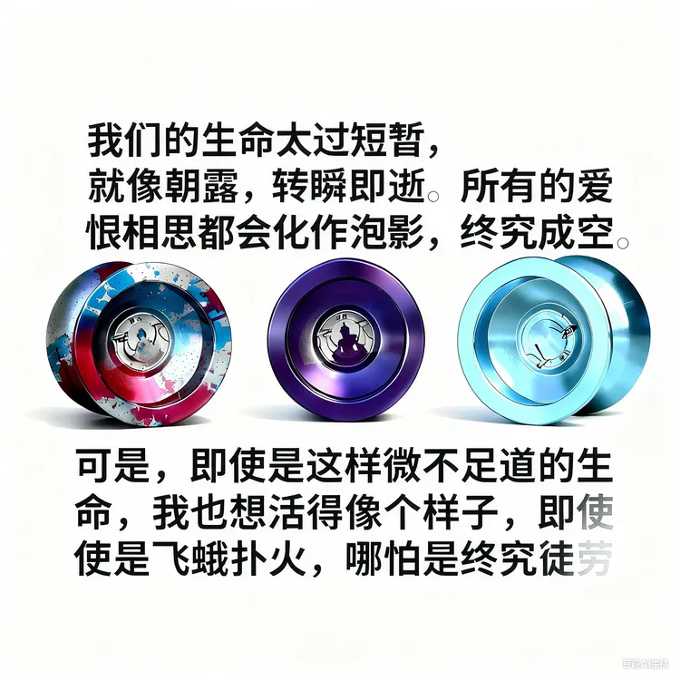 鹤殿 悠悠球 修仙系列 铝合金单金属 可调节手感设计【凡人】