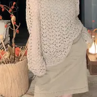 【HAV】  新款时髦百搭中高腰工装口袋半身裙