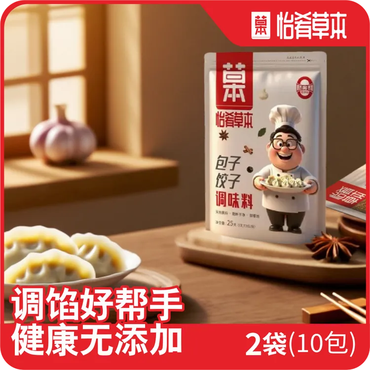 怡肴草本厨房调味品包子饺子调馅小包装去腥增香家用调料包调味包