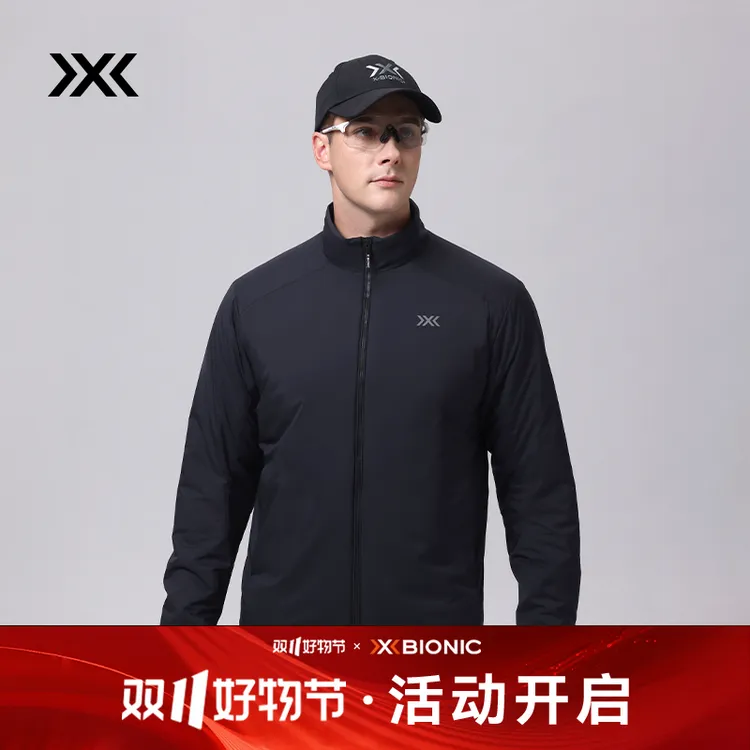 XBIONIC海狸轻量立领棉服Pertex金标P棉户外保暖连帽外套秋冬男款
