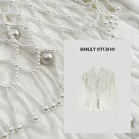 【伦敦日记】Molly 百搭时尚气质显瘦 上衣 M2025438