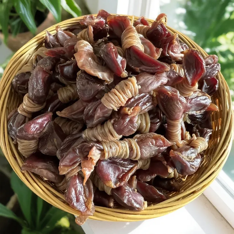 腊味鸭胗结   不用浸泡 纯手工腌制腊味咸淡适中宣城水阳特产农家