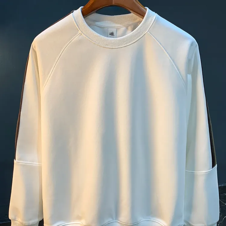 奥美普西比新款卫衣男秋季潮流拼色圆领长袖衫百搭气质运动套头衫