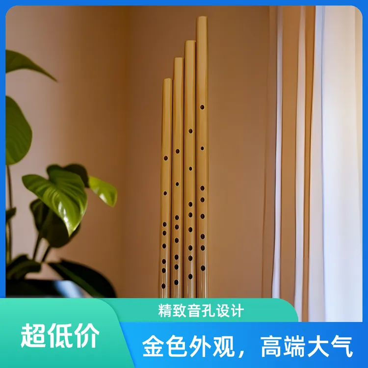 （一套）仿玉笛仿木专业演奏环保材质古风笛子竹笛乐器