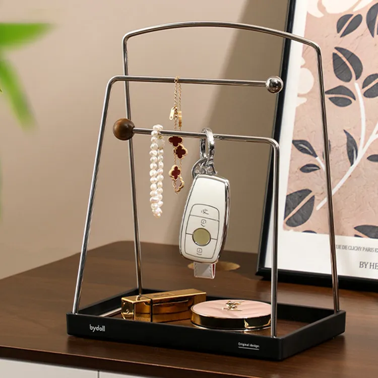utookii轻奢玄关钥匙首饰收纳架家用台面整理架展示置物架