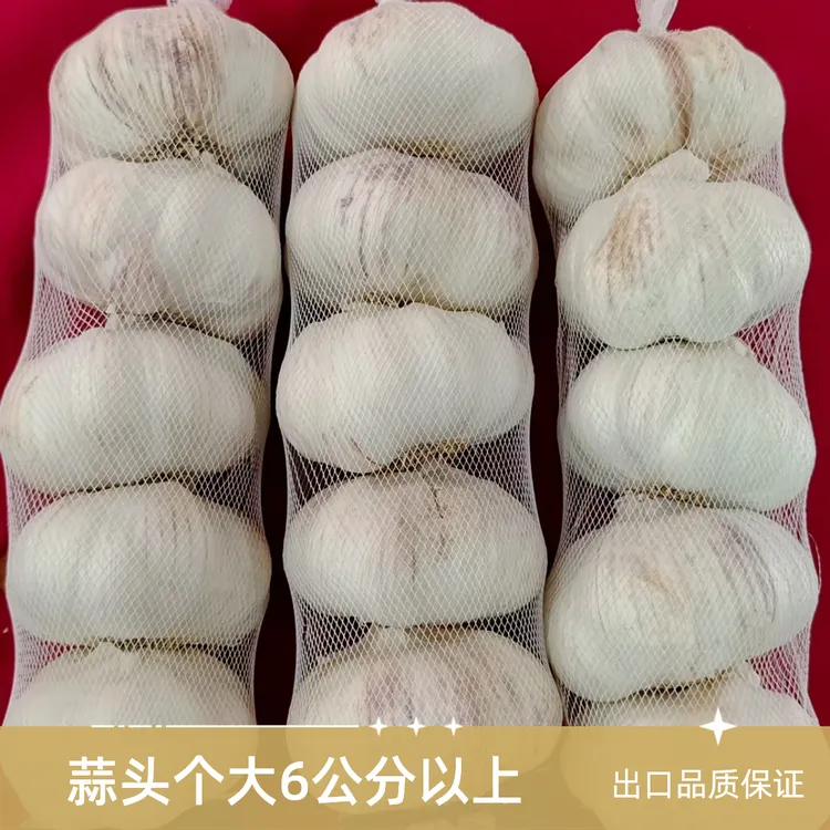 【出口品质】6公分以上新干蒜干大蒜特大紫白皮十足干蒜商超规格