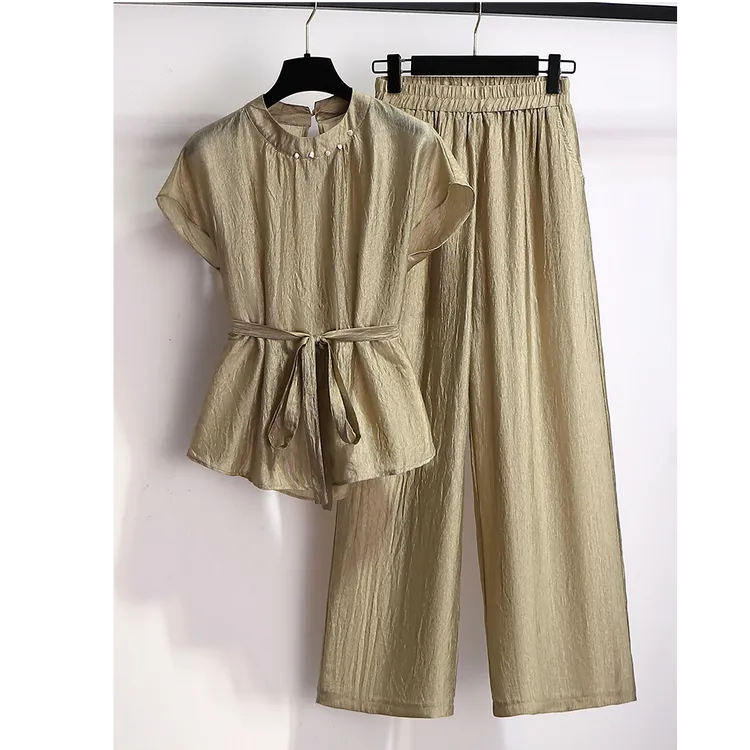 〈纪朵研〉1170两件套夏装女新款气质一整套日常穿搭夏日懒人套装