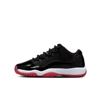Jordan官方AJ11 Retro Low复刻运动鞋缓震黑红低帮 FV5121-006