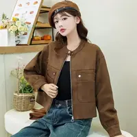 2025新品气质女士短款豹纹时尚外套88805