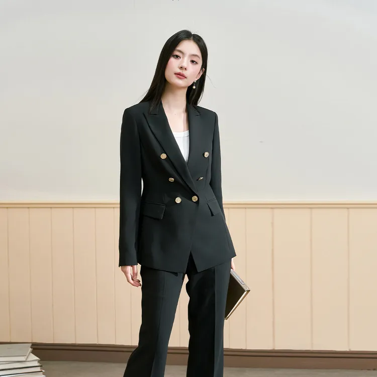 MissBurde西装套装女职业装面试高级感职场小个子收腰西服外套