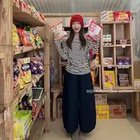 6075太好看啦！报应太好了高腰牛仔气球裤