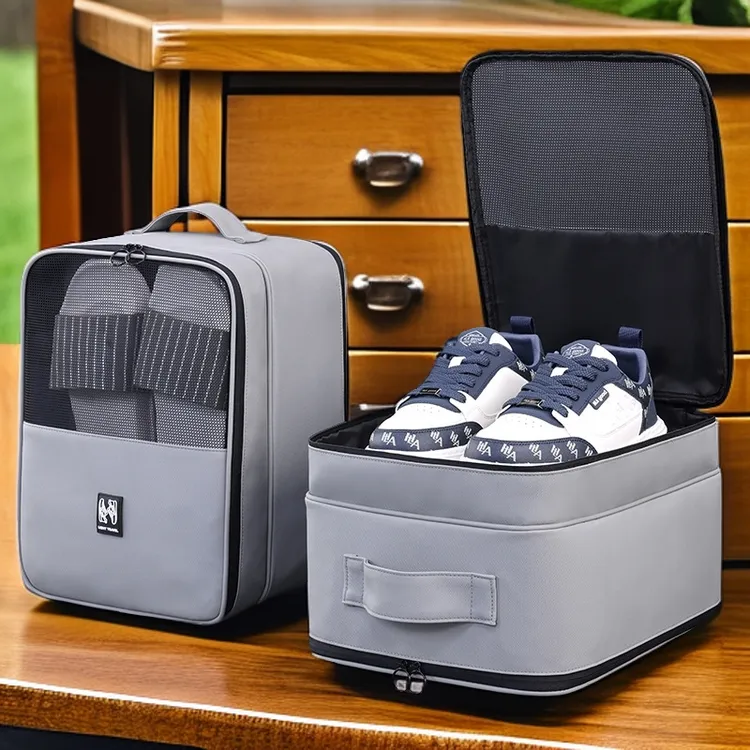 加大高端男士旅行运动鞋足球鞋收纳包鞋子手提式多功能大号收纳袋