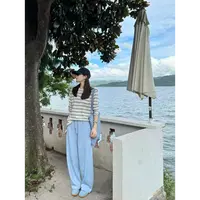 YOI MAGIS【海街日记】莱赛尔毛圈卫裤棉宽松垂感松弛感显瘦休闲裤