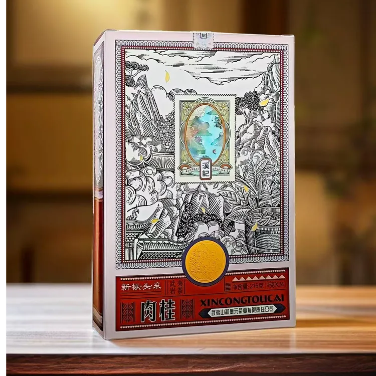 和德元溪记新枞头采肉桂茶叶216克盒装（9克x24泡）武夷岩茶乌龙茶