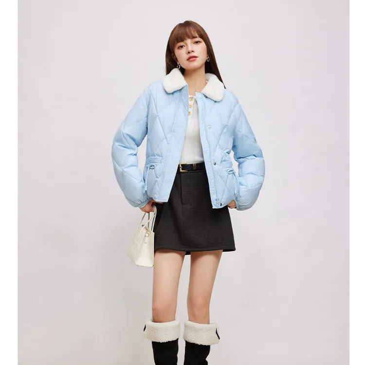 IEF/爱依服【DNA系列】2025冬季新款韩系风通勤百搭保暖棉衣外套