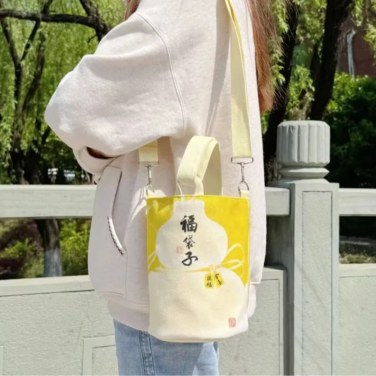 【福禄包~一包四背】有Qiu必应 葫芦包单肩包四月限定包帆布文创包