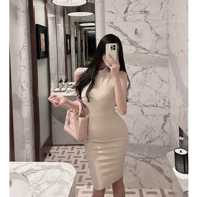 【冰冰专属】思媛Siyuan自制【高品】高智感美女*娇柔~高弹绷带包臀裙