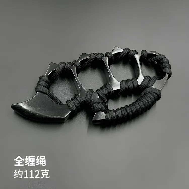 暗区突围指虎防身四指手扣铁拳环车载拳扣拳套武器钛金属防卫手撑