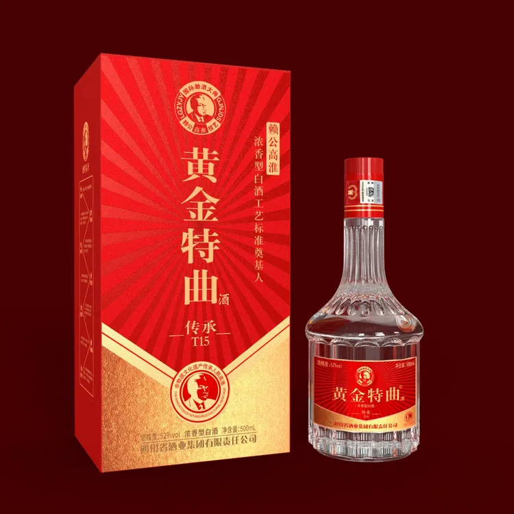 黄金特曲泸州赖族酒业 有限公司出品 浓香型52度500ml*6