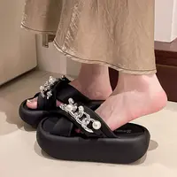 夏休闲款法式拖鞋女新款配裙子仙女风拖鞋S008