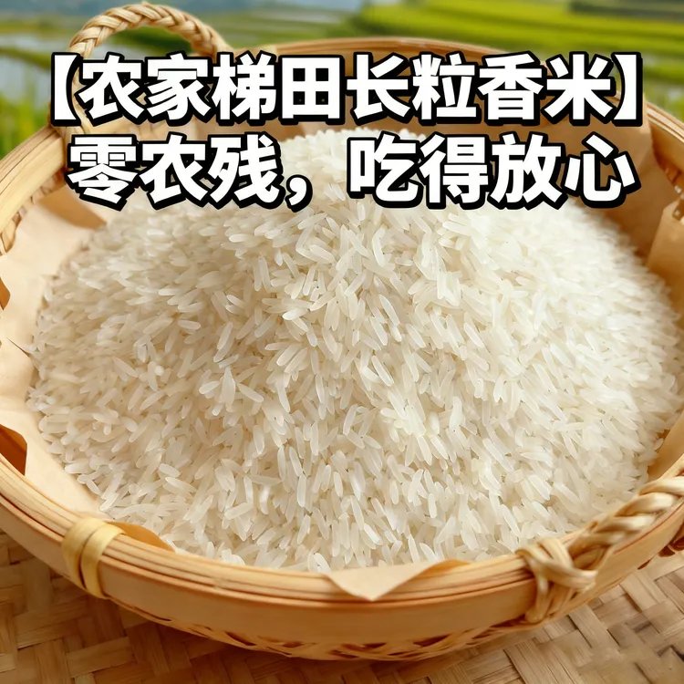 农家无添加新米梯田现磨长粒香猫牙鲜米当季鲜米软糯香甜优质大米
