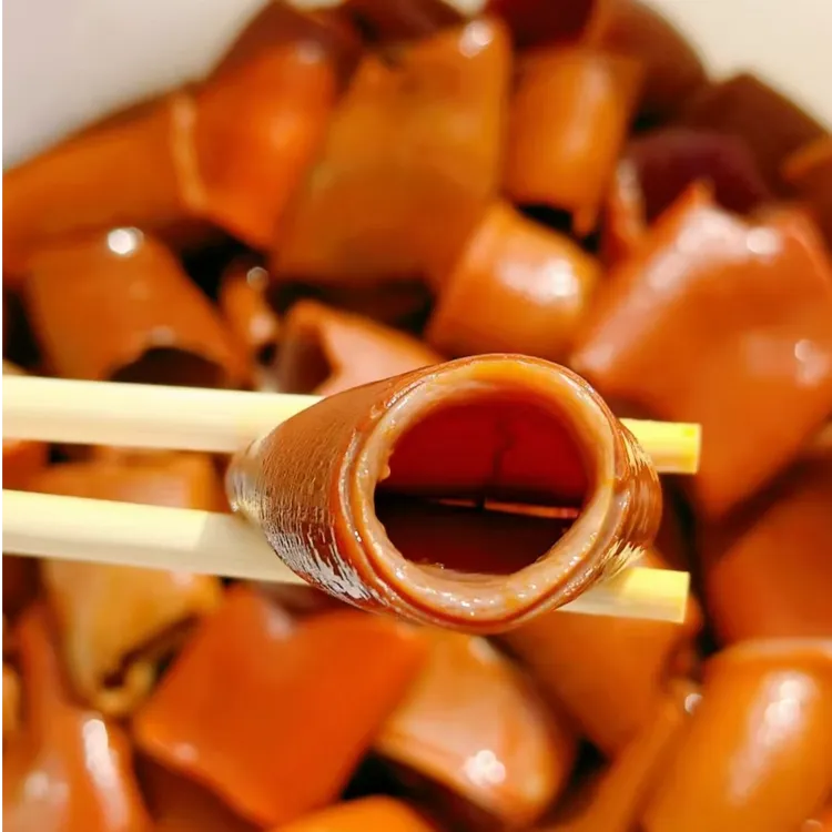 大连本地厚皮海肠新鲜速冻去头去尾去内脏天花板海肠口感爽脆