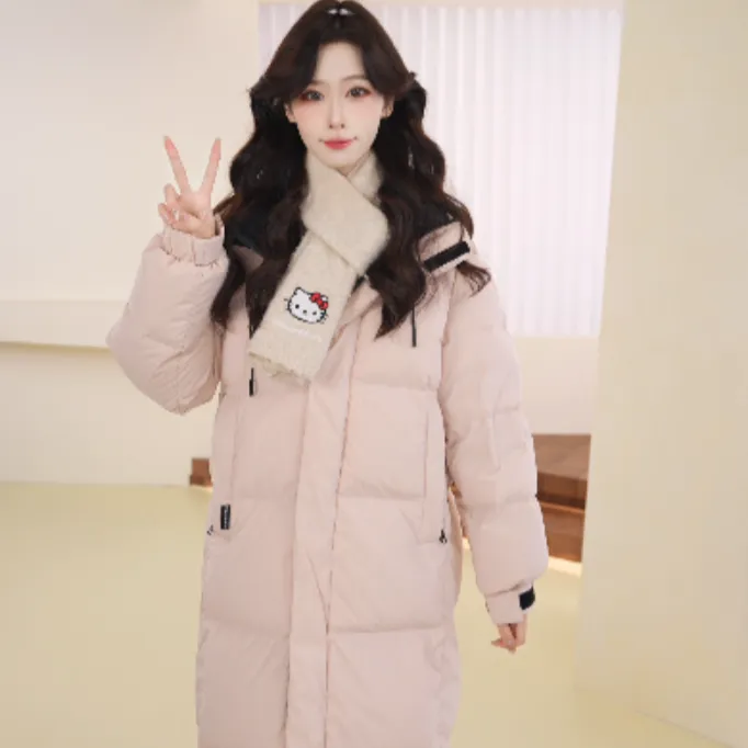 【极寒新款】美力城檀健次同款鹅绒户外长款保暖反季羽绒服1005-1