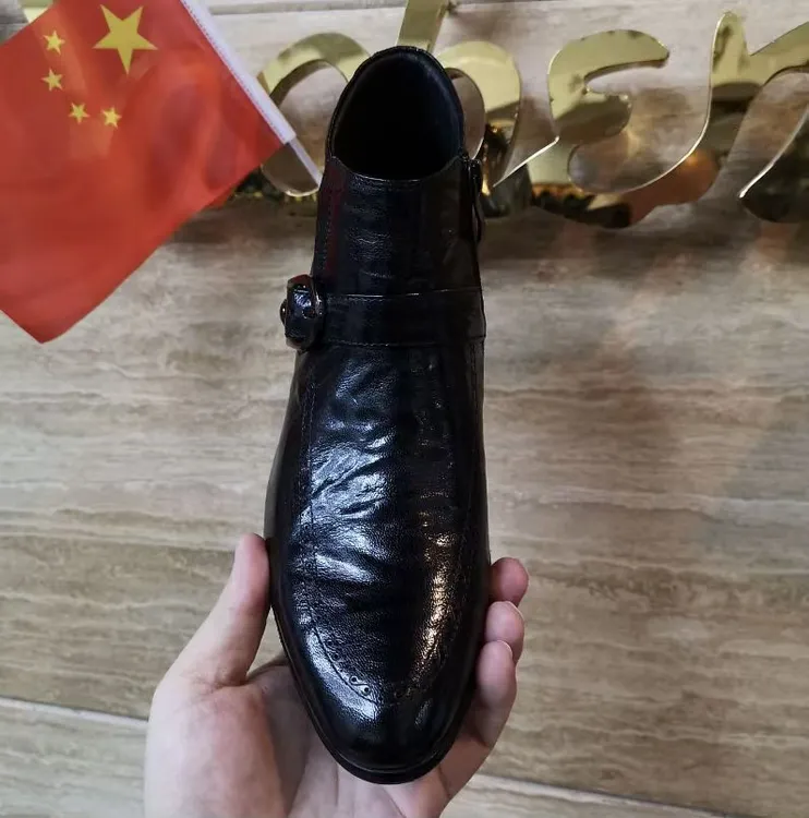 新款高品质男士全皮面休闲百搭时尚男鞋