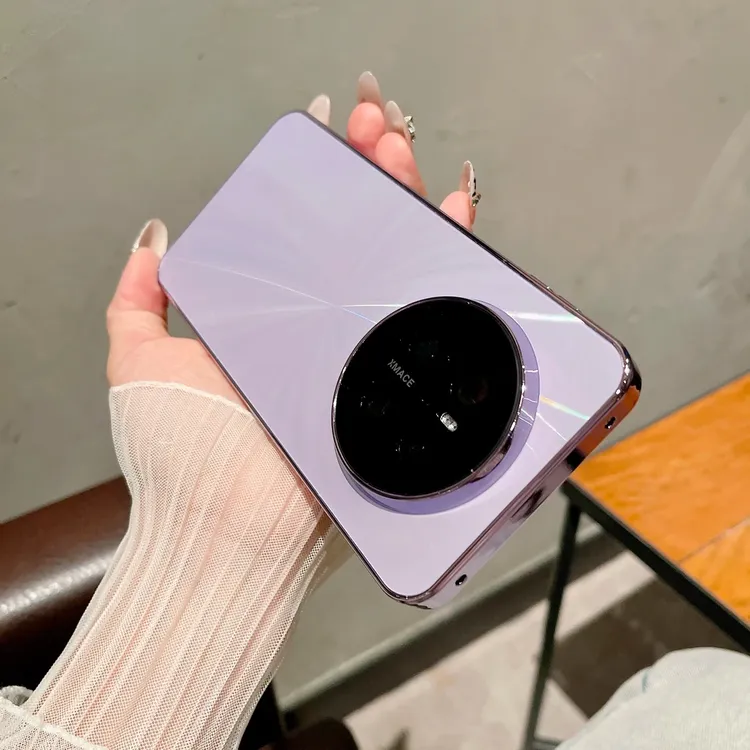 镭射CD纹适用华为mate70/70pro/+手机壳电镀防滑全包防摔简约创意