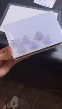 颈饰18K金镶嵌翡翠T67多样性发一件/配绳子