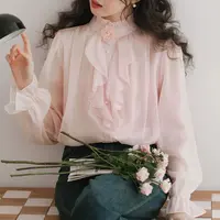 新款7988小众宽松气质时尚法式高级感洋气上衣