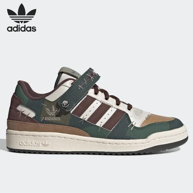 Adidas/阿迪达斯FORUM万圣节限定三叶草男女同款休闲板鞋 IH3287