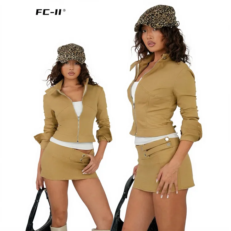 【Fcii】设计感修身夹克外套 H4W2909