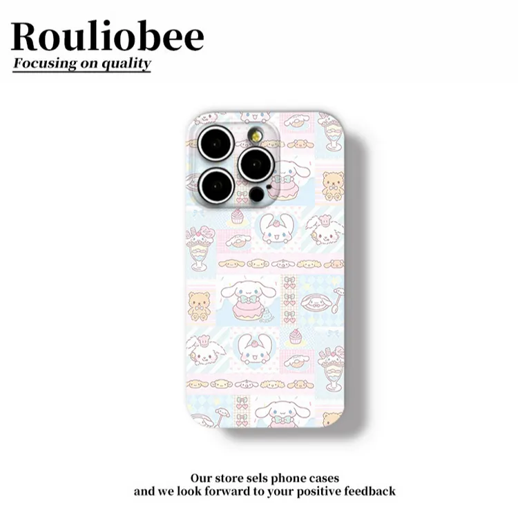 小清新玉桂狗适用苹果16promax手机壳iPhone15华为vivo小米13oppo