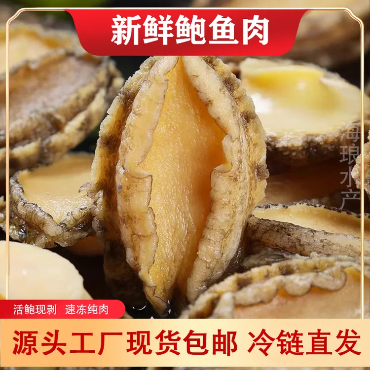 【5-6厘米】 去壳去内脏   鲍鱼纯肉 鲍鱼红烧肉  生鲜   海鲜水产 商品图