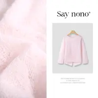 懒猫nono│Saynono 钩花镂空针织韩系设计感上衣/HZLM2669