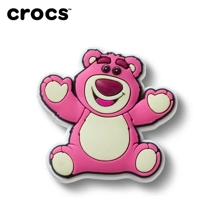 CROCS/卡骆驰玩具总动员草莓熊合作系列 草莓款拥抱款鞋花单粒