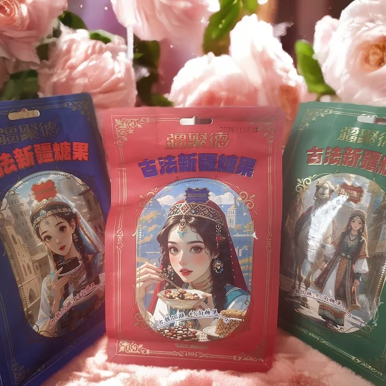 疆聚德新疆古法糖果切糕混合口味拍一份发三袋