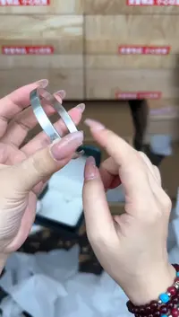 喜上加喜银手镯-@@SP349
