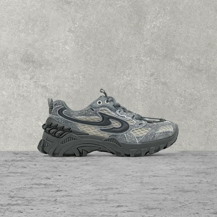 NUOGIC设计师品牌25秋季新款机能松绒风休闲鞋厚底增高小白鞋鞋子