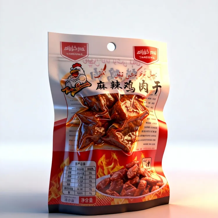 【谈故哇】新疆麻辣鸡肉干方便即食的休闲小零食