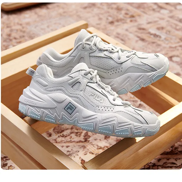 【掠夺者】斐乐官方欧若动感风增高舒适运动鞋跑鞋男女鞋F12W322105