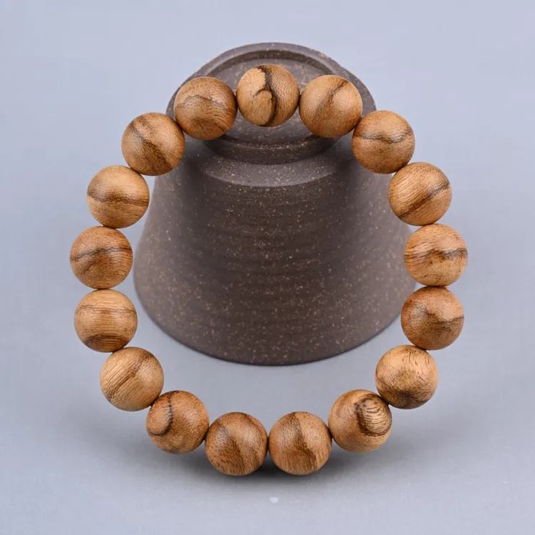 沉香马泥涝达拉干沉香手串 约1.27+cm+*17粒 约9.1克