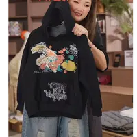 509140  韩版儿童男女童休闲舒适百搭时尚加绒连帽卫衣