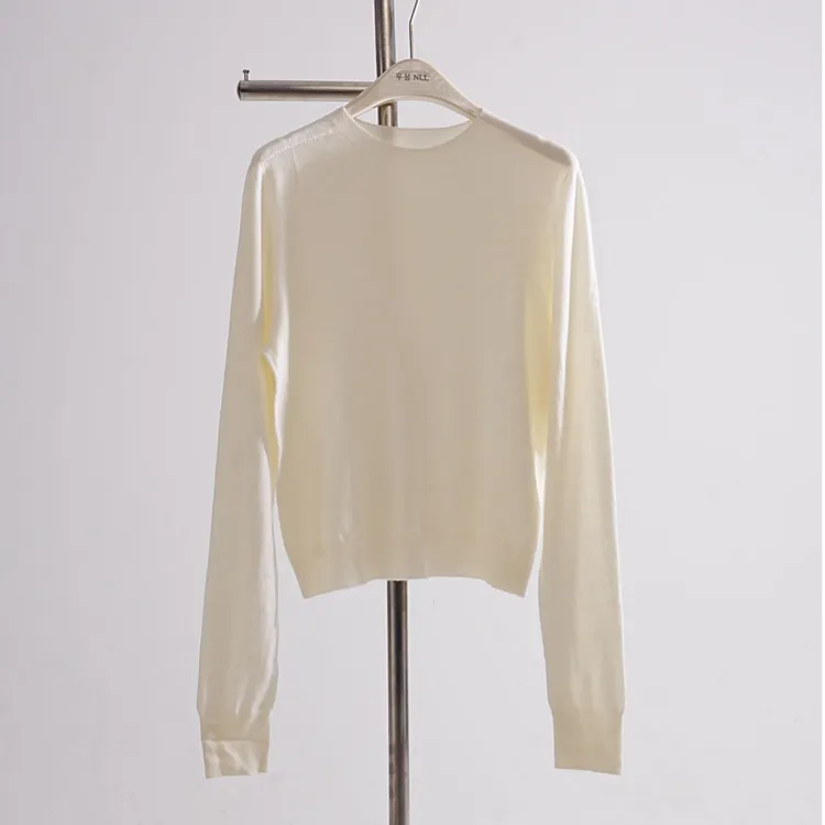 2025秋季韩国新款圆领针织打底